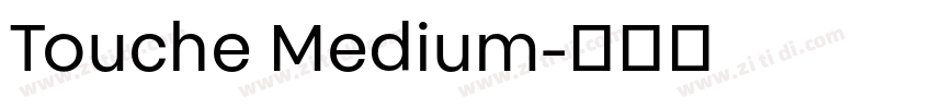 Touche Medium字体转换